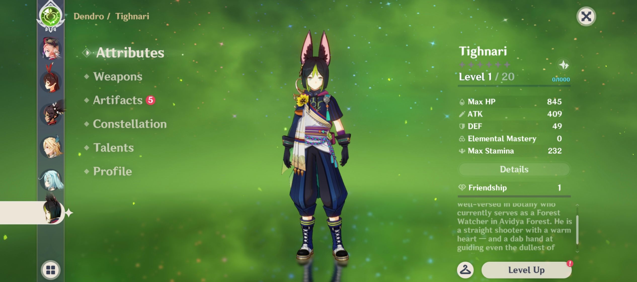 Standard Banner is Treating Me Well Today!!!!! Tighnari came home(At 70