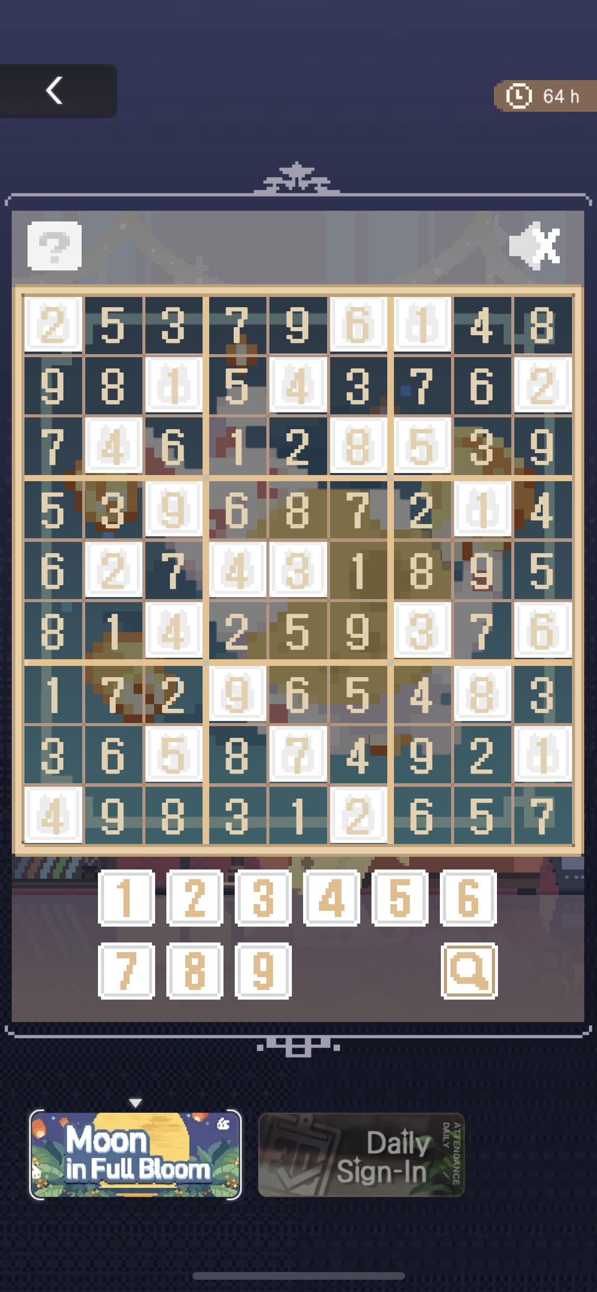 moon in full bloom sudoku puzzle answer (8) Tears of Themis HoYoLAB