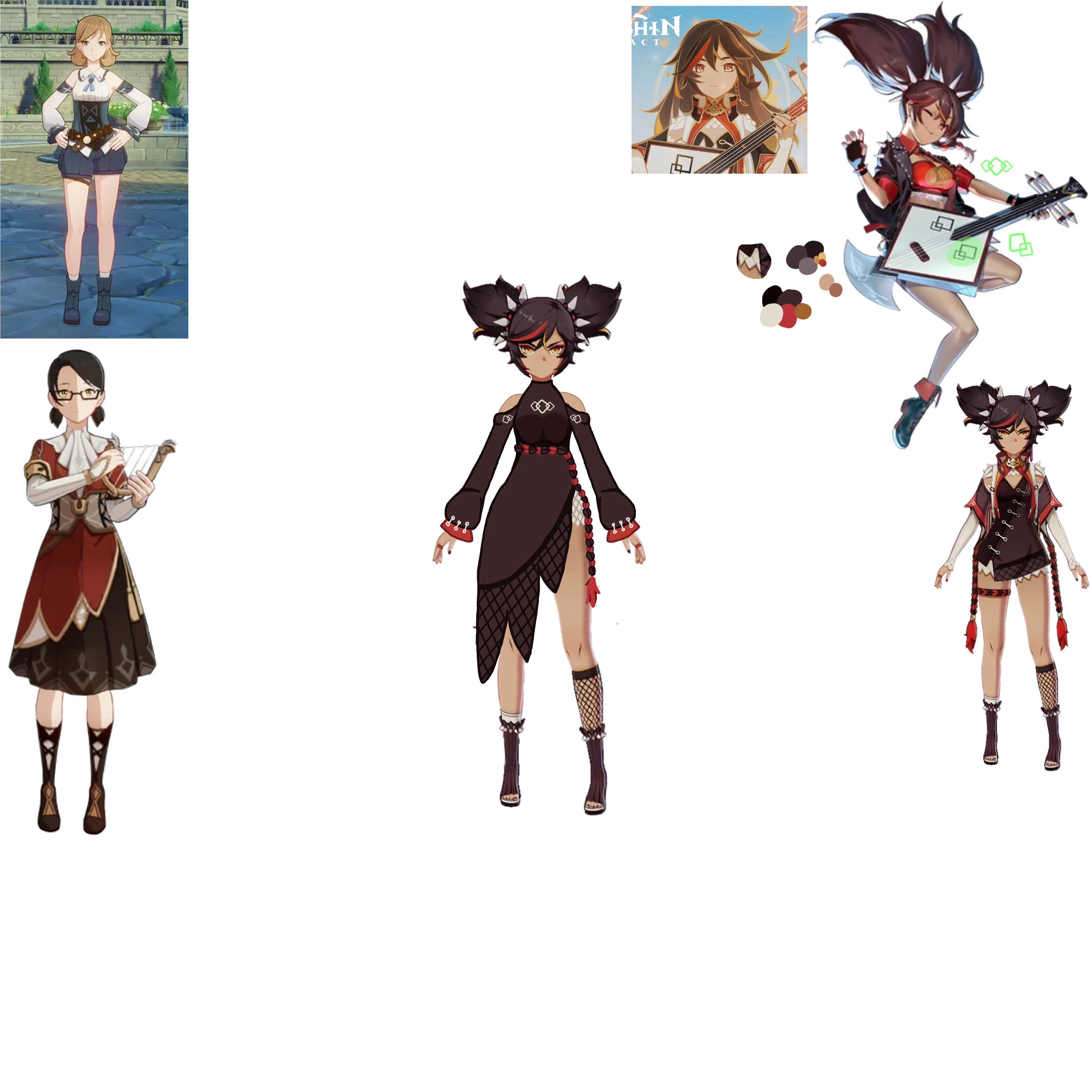 monstat xinyan (teyvat fashion attempt) Genshin Impact | HoYoLAB