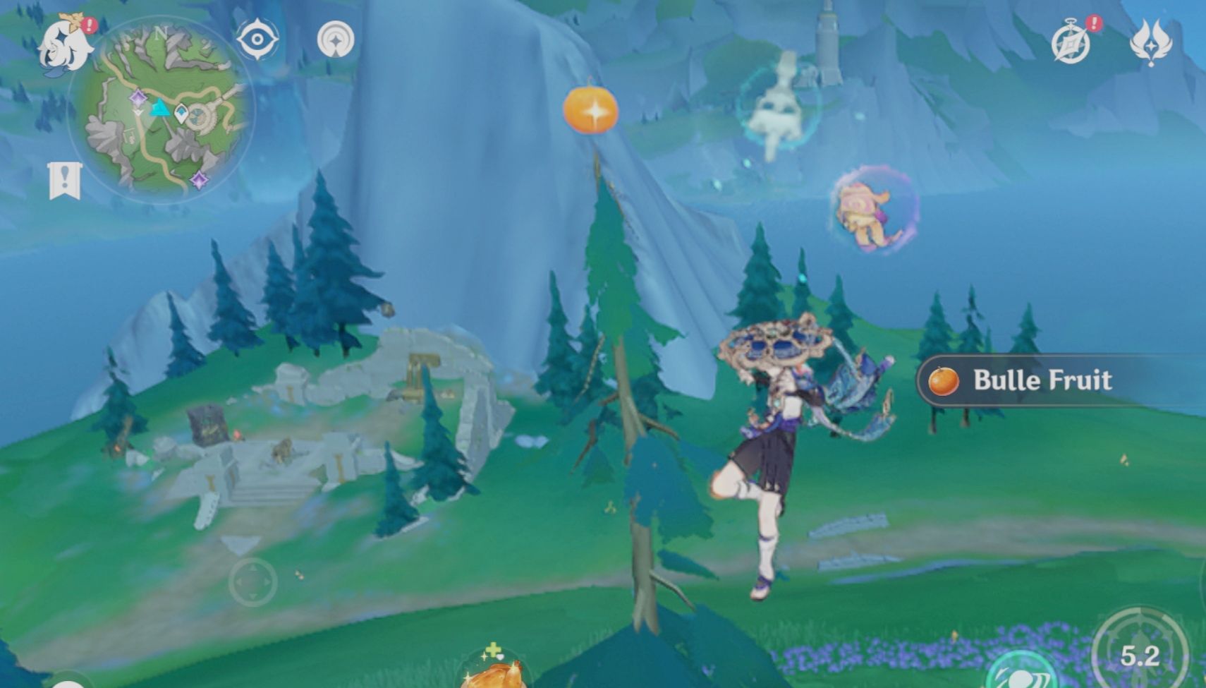 A fruit grow on top of the tree!? Genshin Impact HoYoLAB