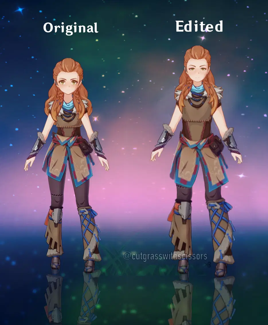 Aloy, but she actually looks like Aloy Genshin Impact | HoYoLAB