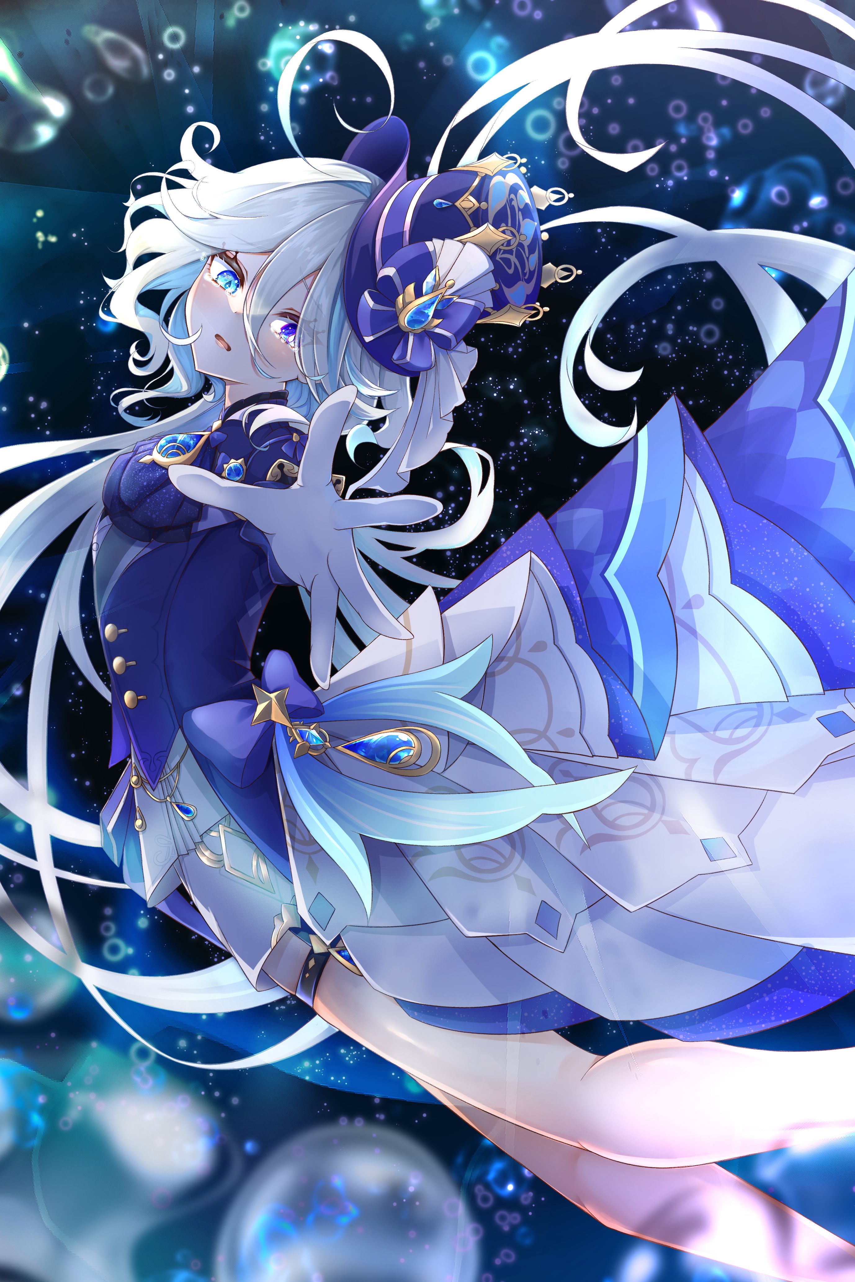 原神 hoyoverse cafe 特典 フリーナ 原神』、限定☆5「フリーナ」（CV:水瀬いのり）、「リオセスリ