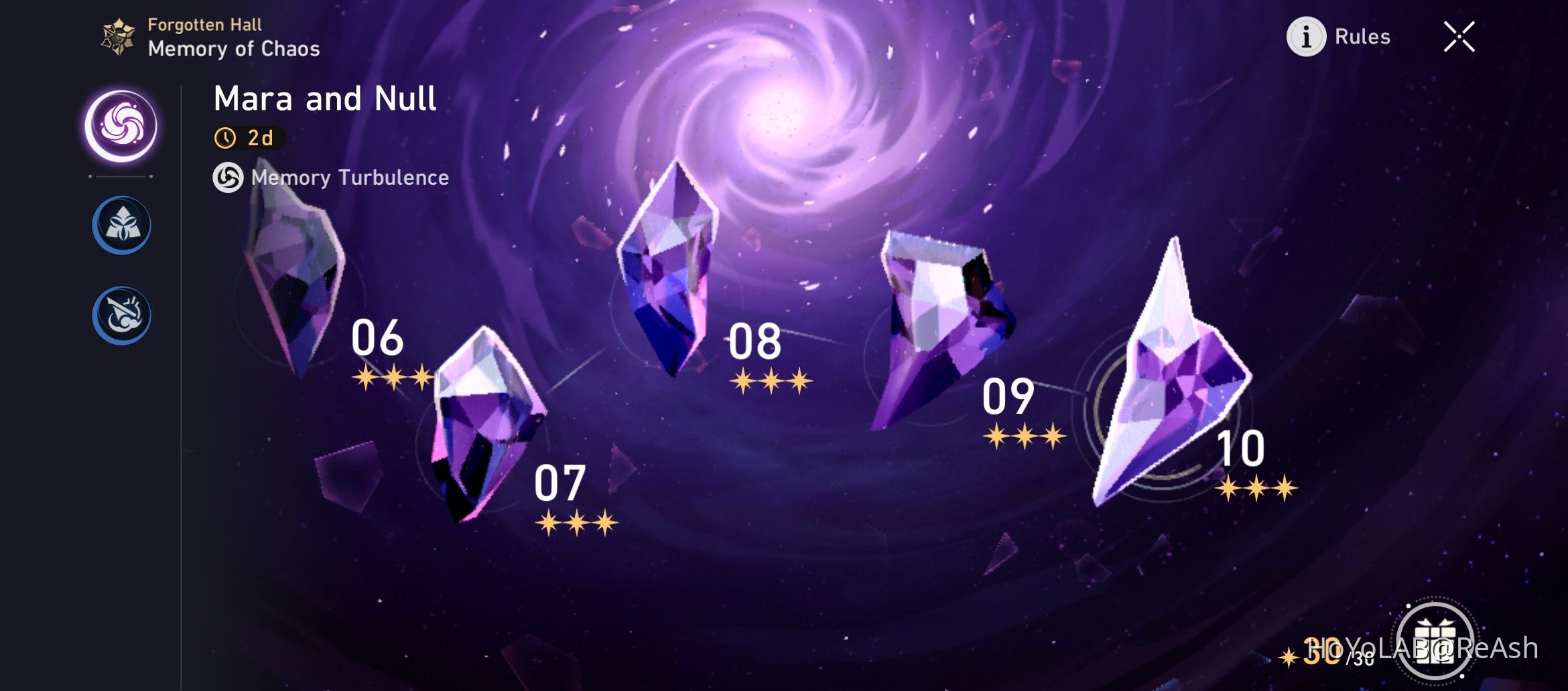 Finally 30 stars the moc honkai star rail hoyolab