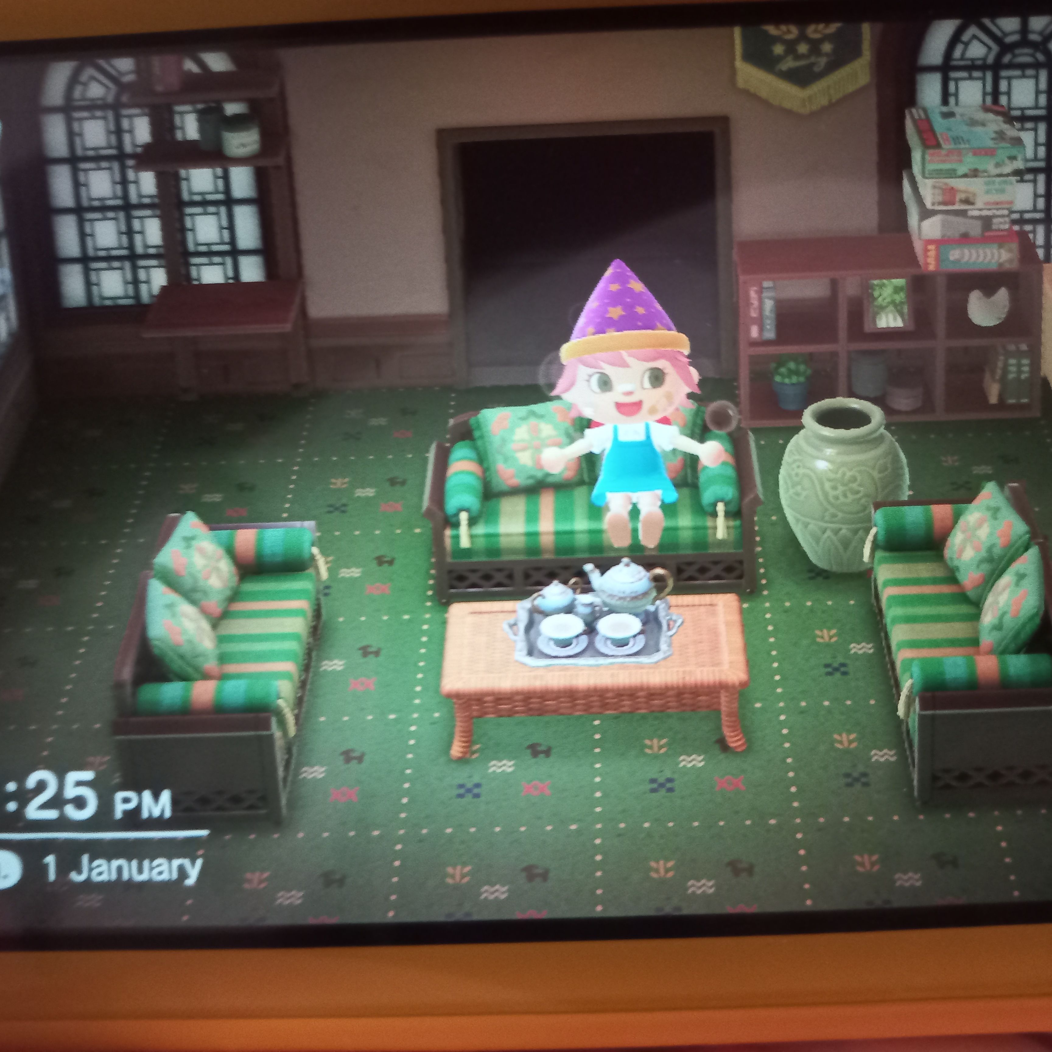 look at what I made my house in acnh )) Genshin Impact HoYoLAB