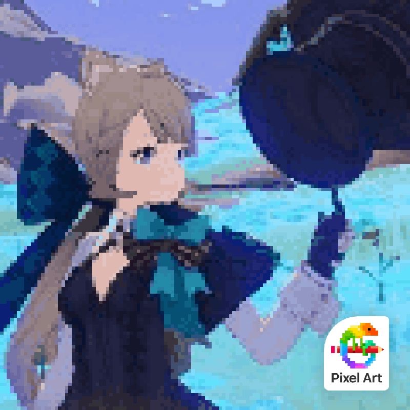 I made them by Pixel Art Genshin Impact | HoYoLAB