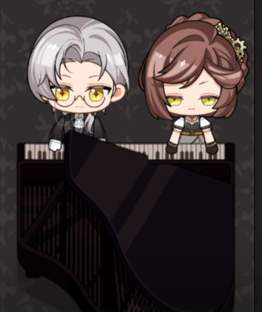 THEYRE PLAYING THE PIANO TOGETHER!!! MY HEART 😍🥰💜🥺 Tears of Themis