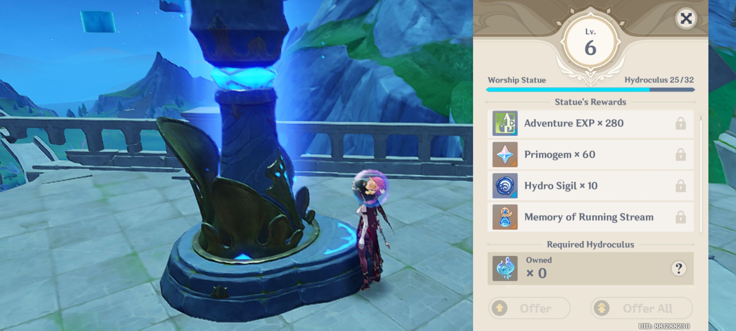 Max statue level Genshin Impact HoYoLAB