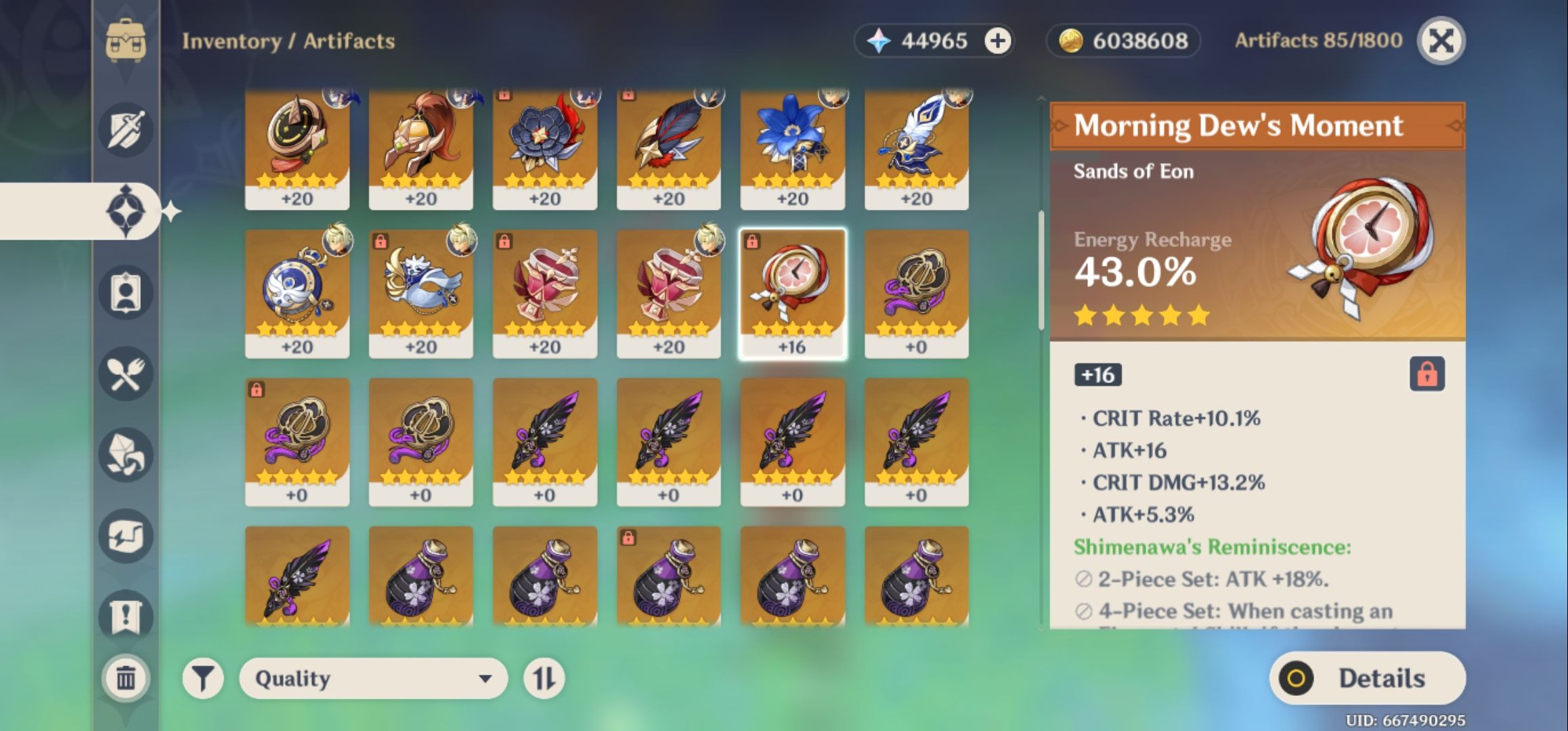 Just 1 more crit damage roll PLSSS Genshin Impact HoYoLAB