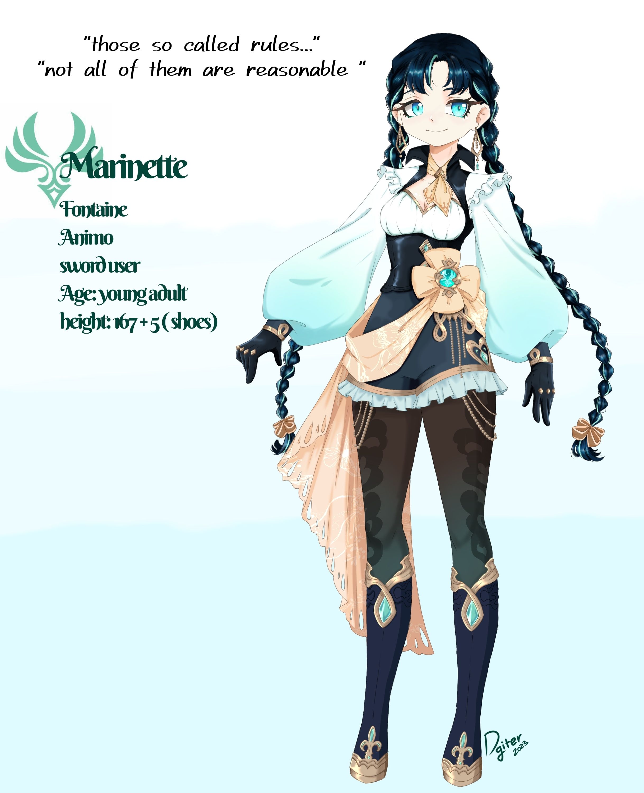 Genshin impact fontaine oc genshin impact hoyolab