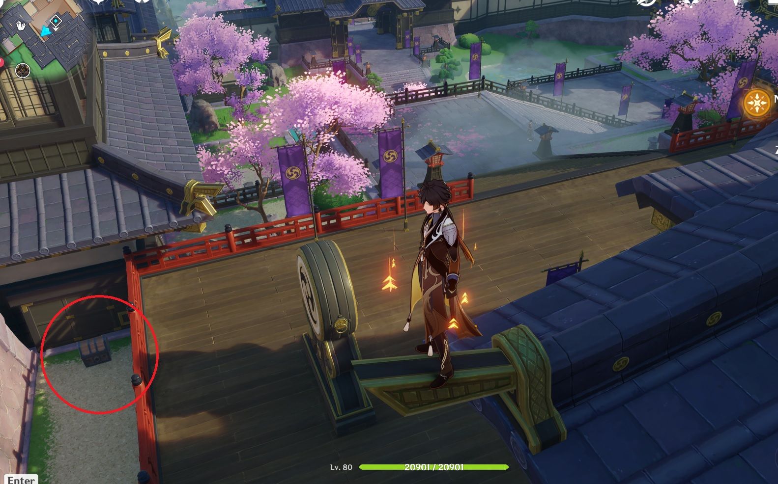 Inazuma Exquisite chest near Tenshukaku Trounce Domain (La Signora's