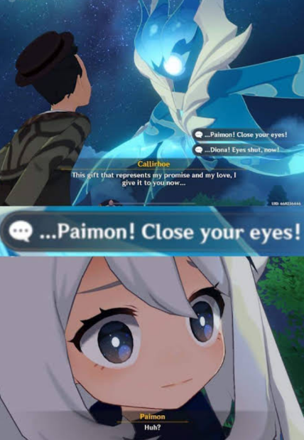 Palmon! Close your eyes! Genshin Impact | HoYoLAB