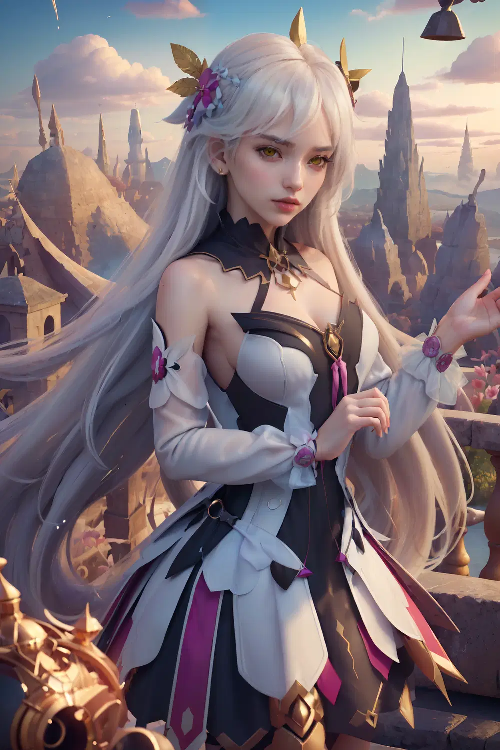 Kiana Kaslana, Herrscher of the Void in AI 3DCG Honkai Impact 3rd