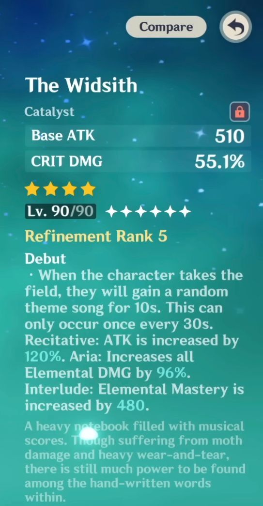 The widsith rework idea genshin impact hoyolab
