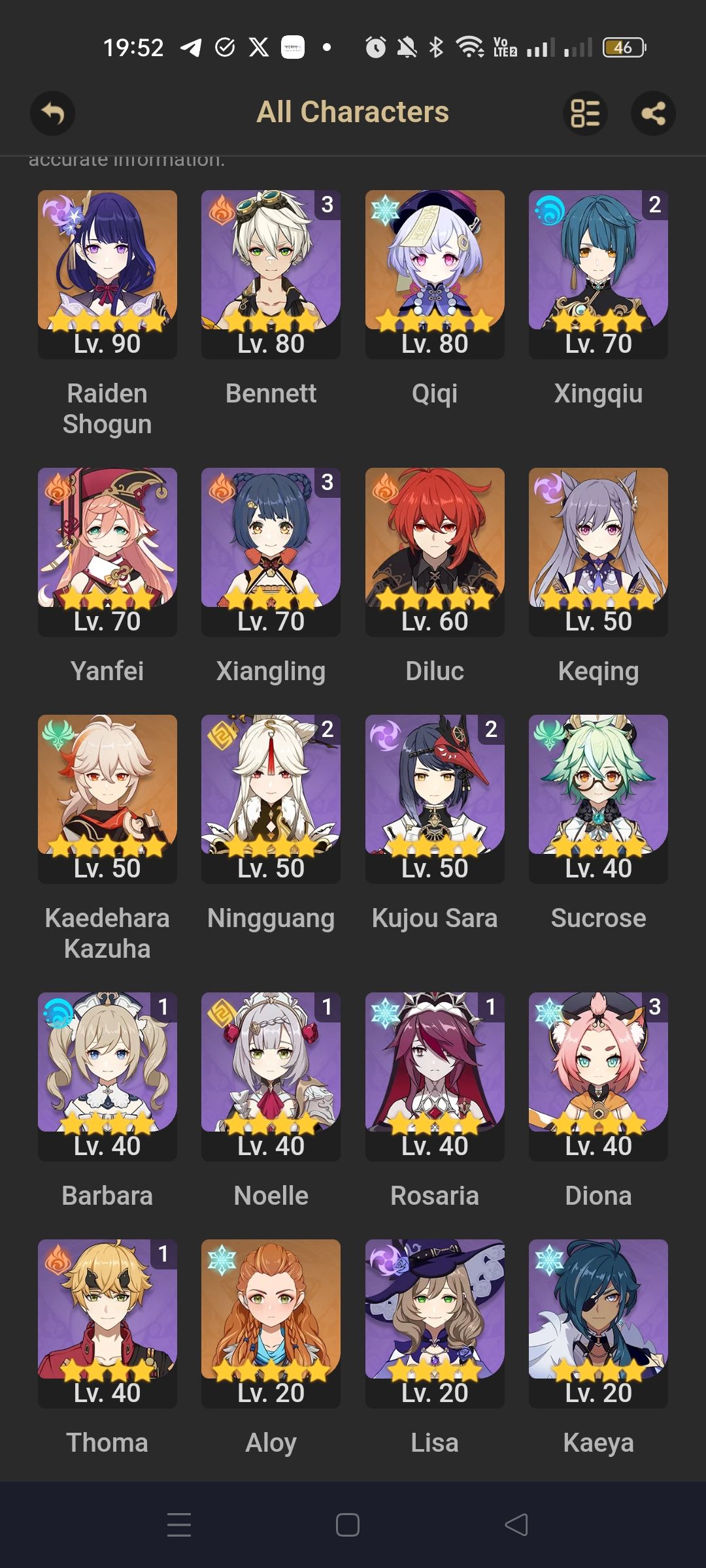 Senula Radeen Team: Based on the characters I have, Recommend me a team that i should ...