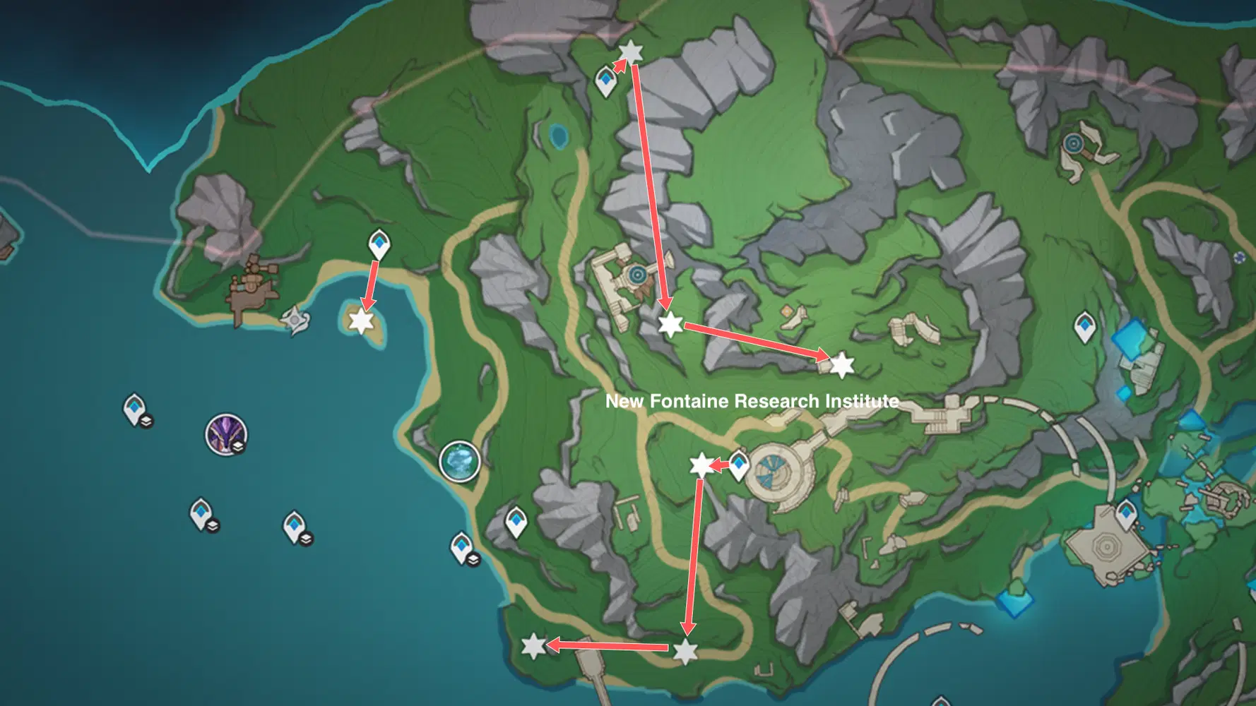 V4.1] Fontaine Hidden Chest Compilation (V) | Where Are the Hydro