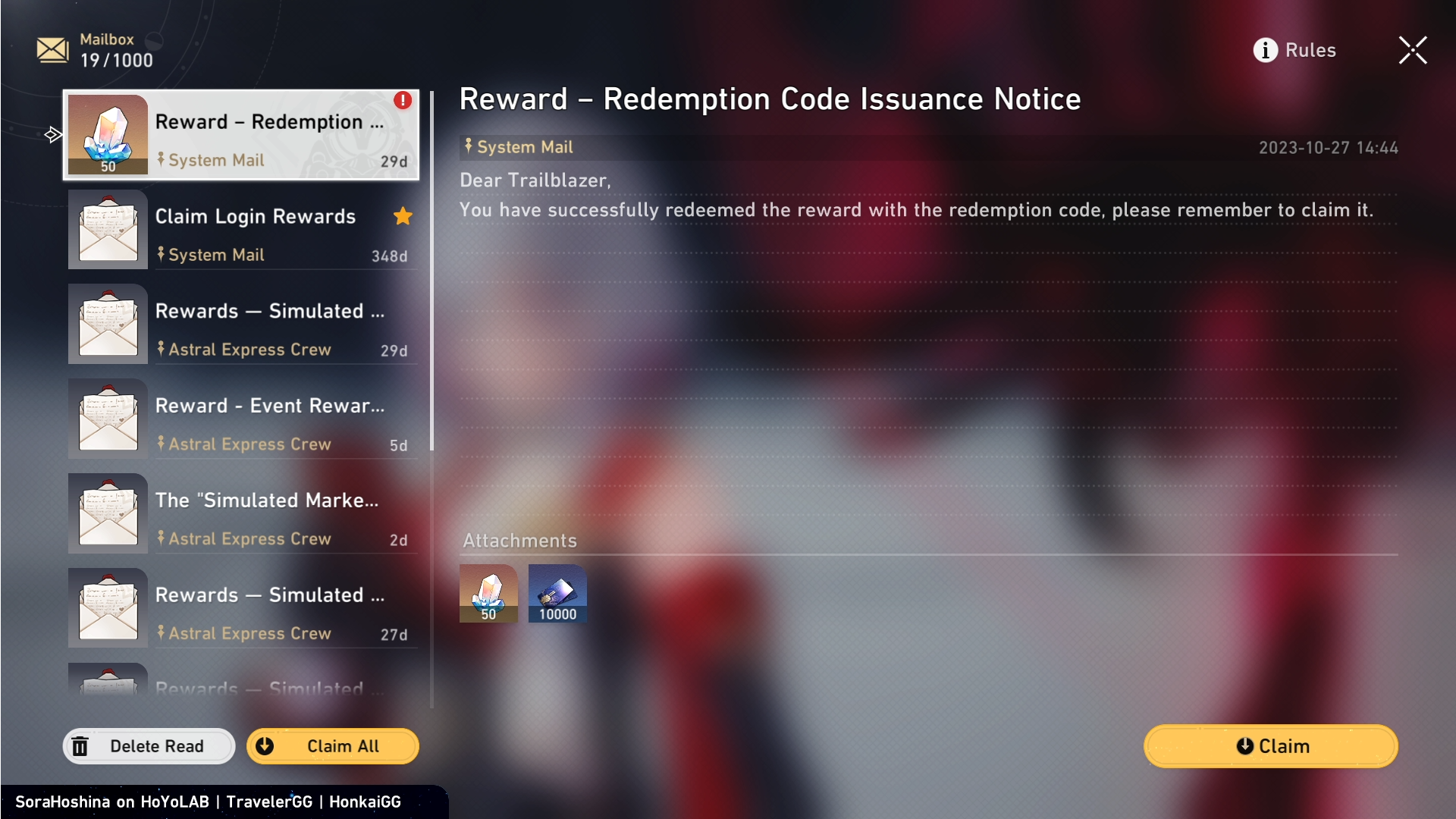 [Star Rail 1.4] 1 New Redemption Code | 50 Stellar Jades (Phase 2 ...