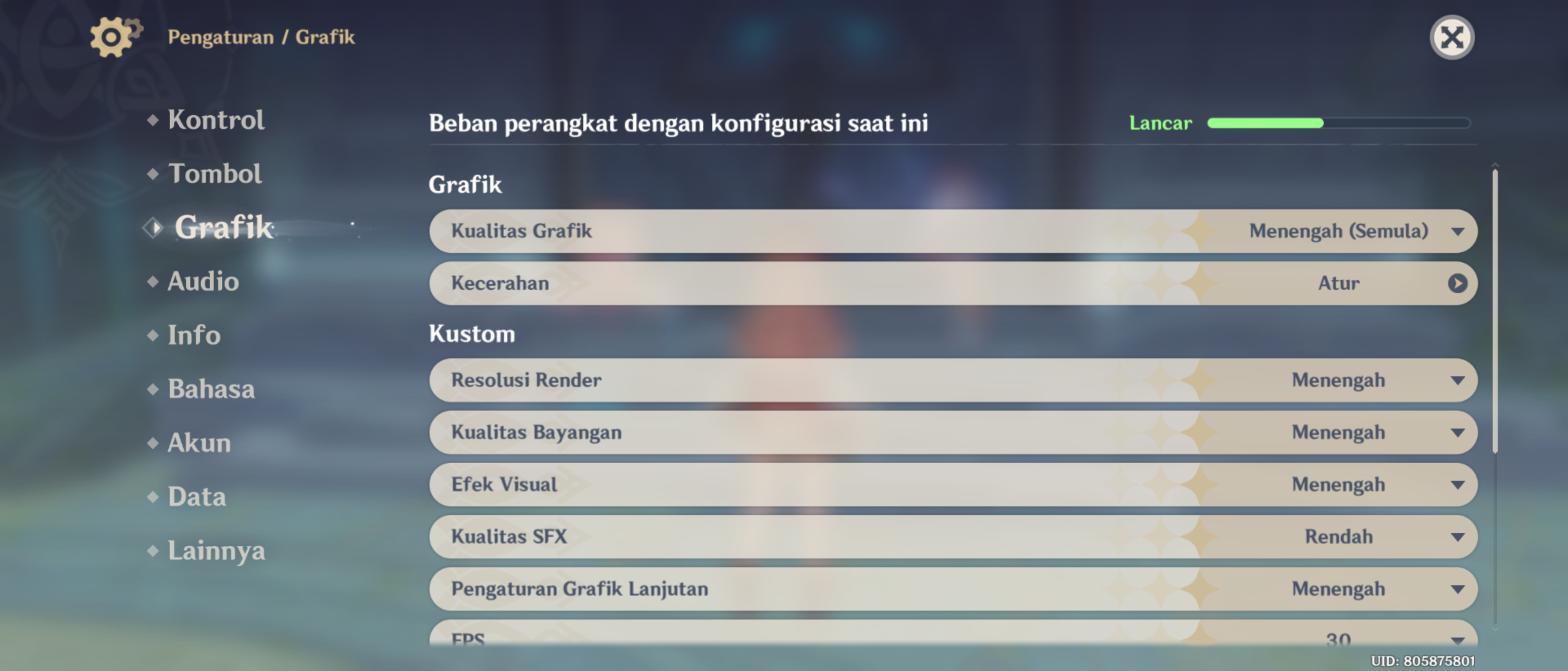 gimna cara setting nya biar nggk ngefrime atau patah2 sama hp biar nggk