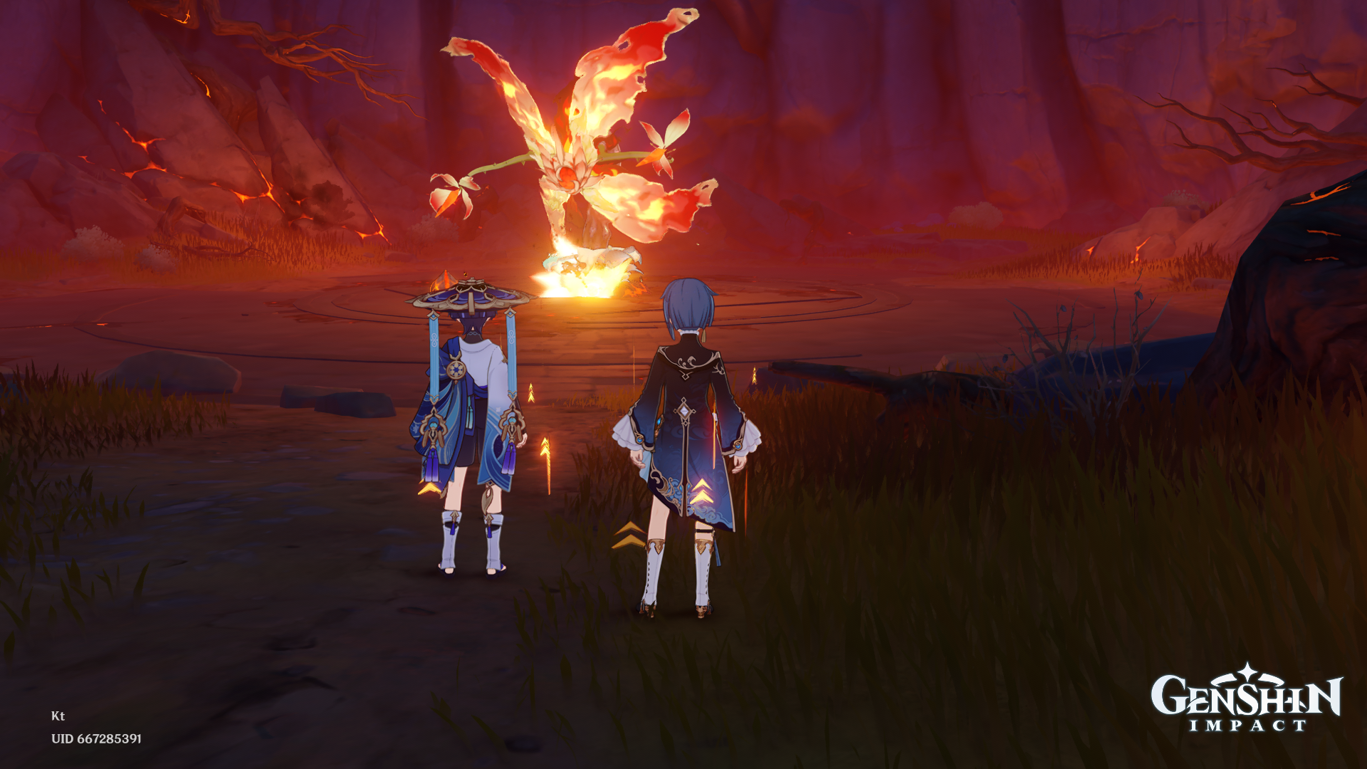 A co op challenge; we watched her solo the pyro regisvine (she did it ...