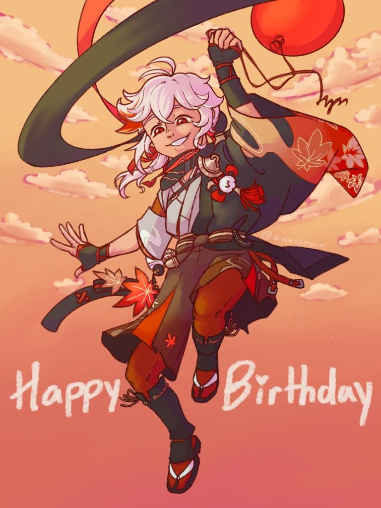 Happy Birthday Kazuha Genshin Impact HoYoLAB