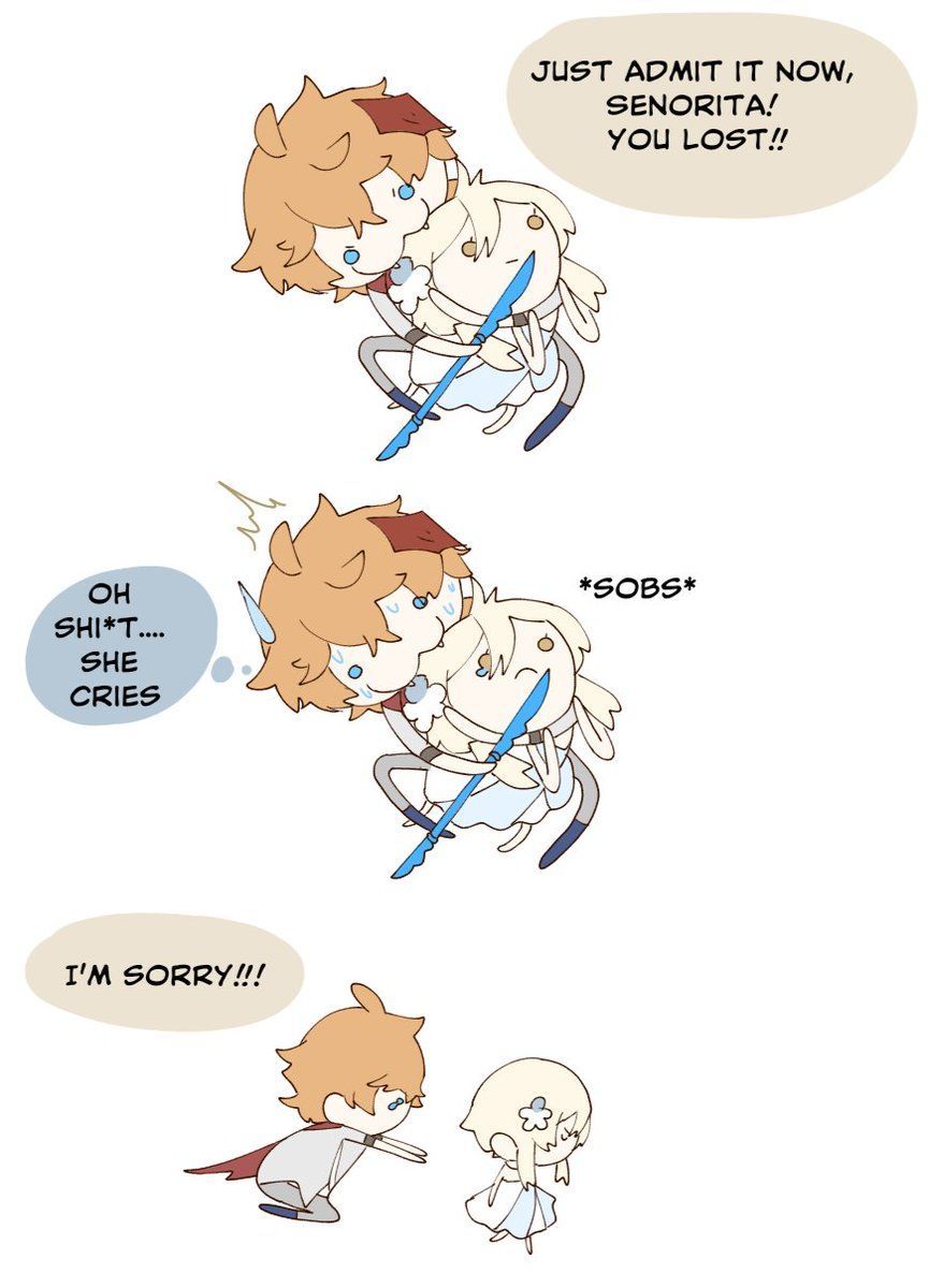 (Art repost) Lumine x Childe Genshin Impact | HoYoLAB