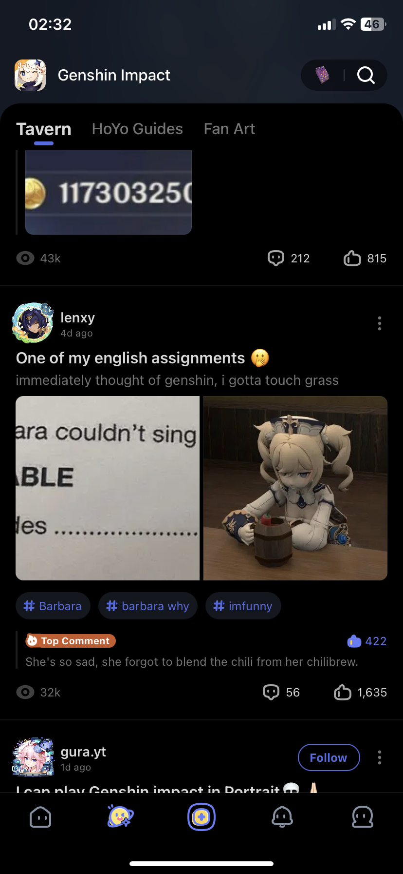 Why did my own post pop up?😭lol Genshin Impact | HoYoLAB