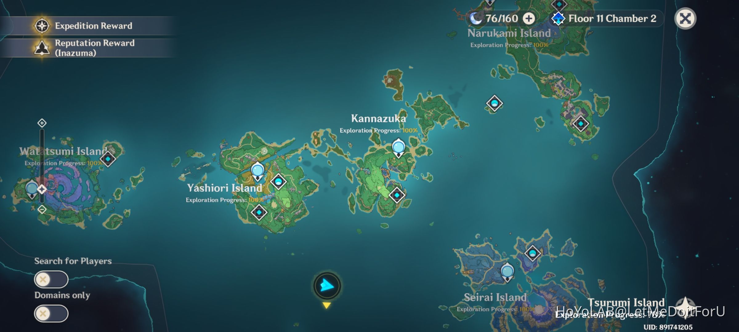 Inazuma done Genshin Impact HoYoLAB