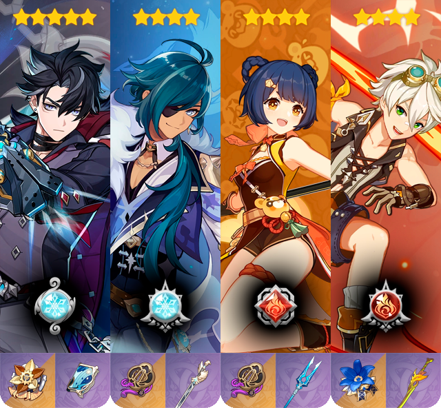 [ EN - ES - FR ] Rotation ֎ -Melt Wriothesley- ֎ Wriothesley Kaeya ...