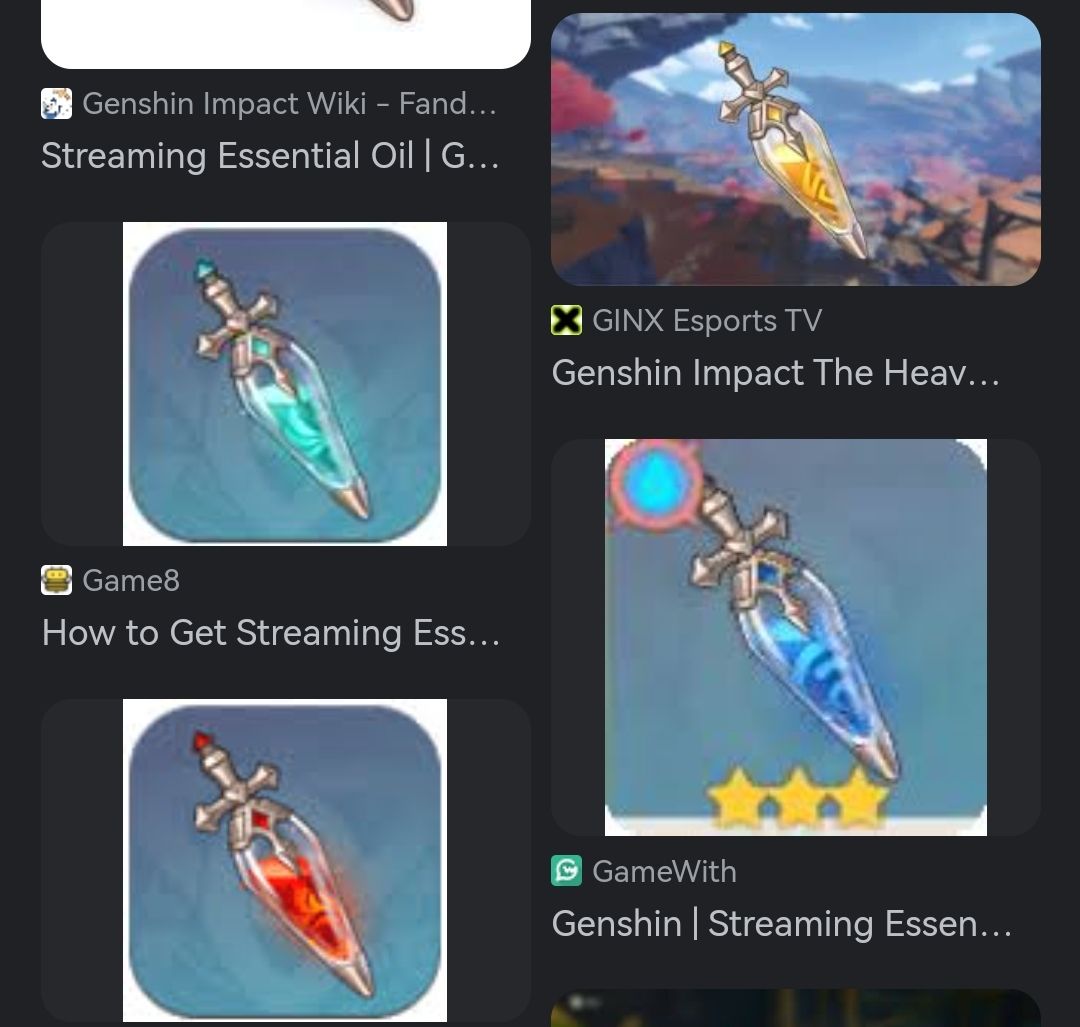 Essential oil Genshin Impact HoYoLAB