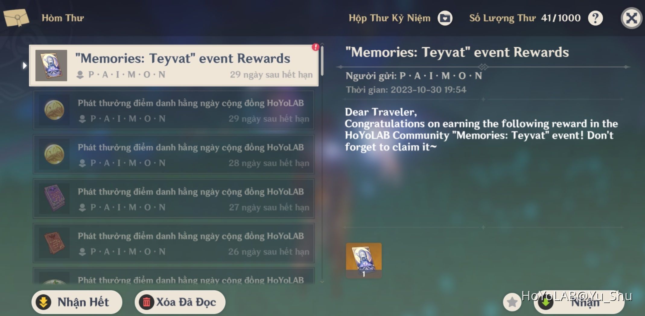 Bài đăng số 446 Mình có gì trong những ngày chạy deadline )) Genshin