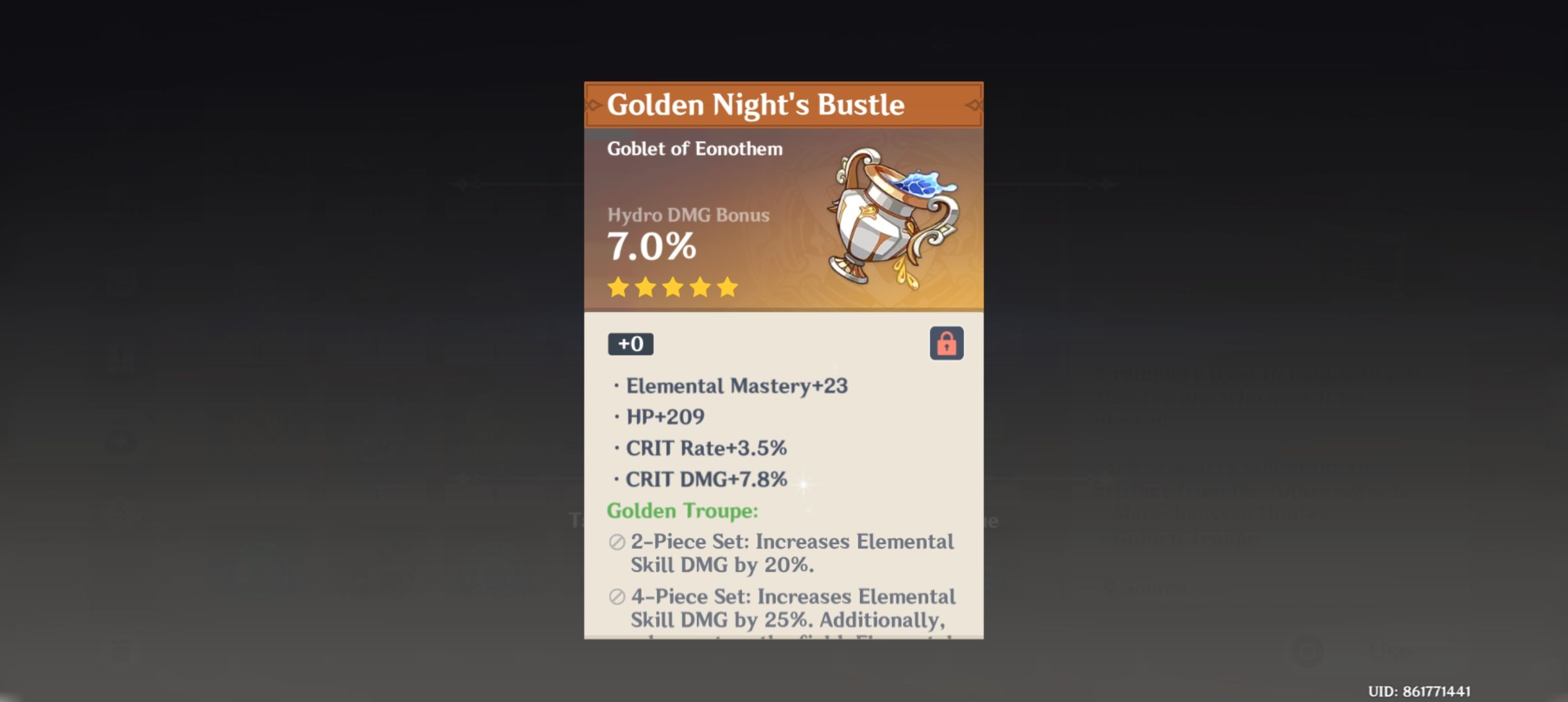 finally TT a goblet with perfect stats Genshin Impact | HoYoLAB