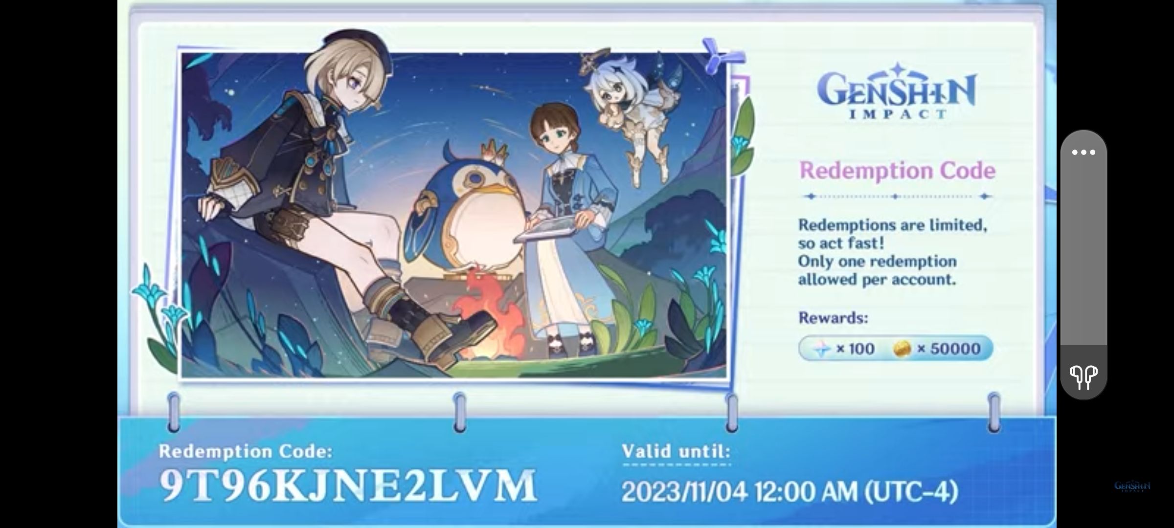 REEDEM CODES Genshin Impact | HoYoLAB