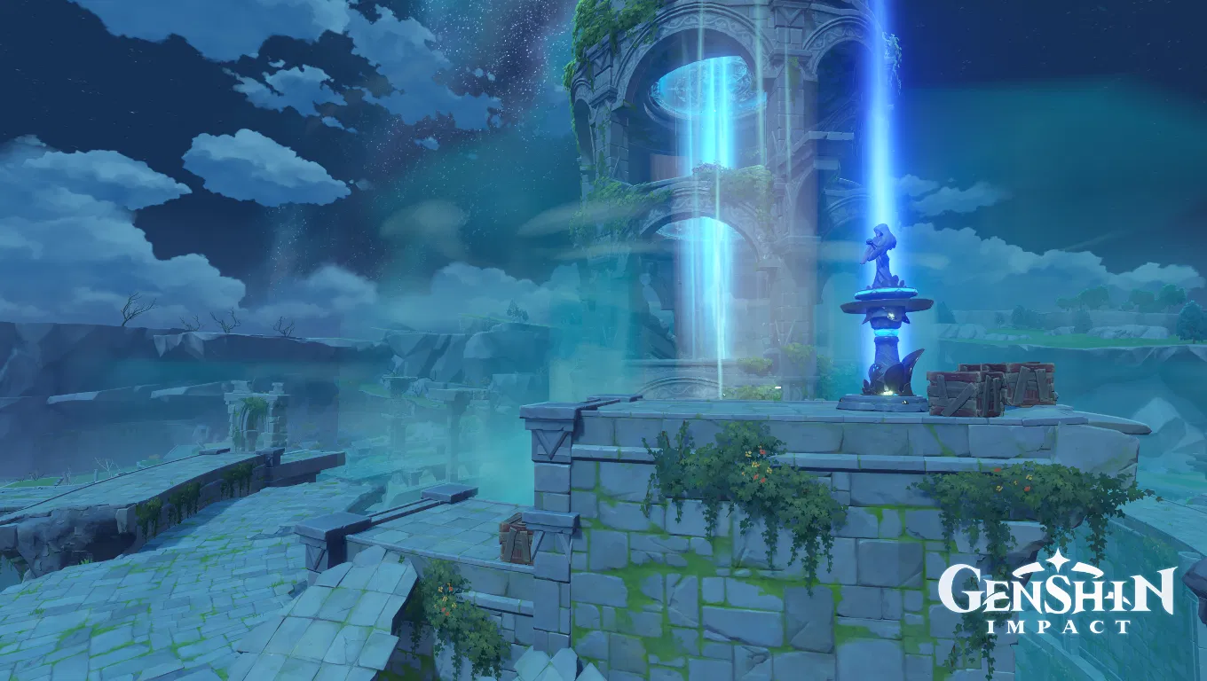 Sceneries with Mondstadt's Statues of the Seven! Genshin Impact HoYoLAB