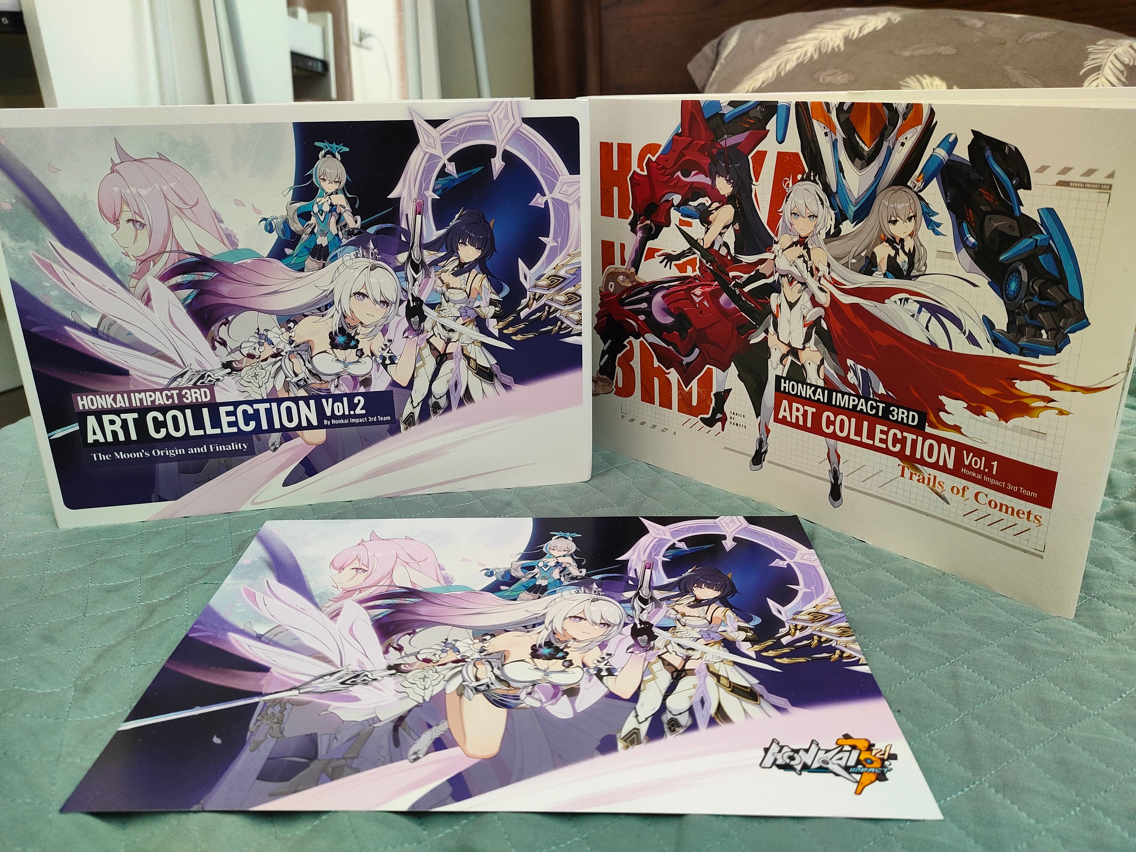 Art Collection vol. 2 arrived early! Thank you Hoyoverse!!! Honkai