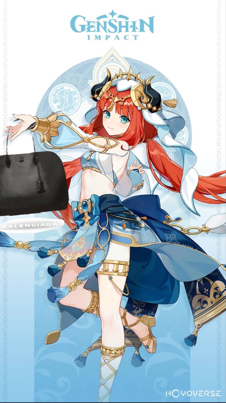 She has That BALENCIAGA Projector bag Genshin Impact HoYoLAB
