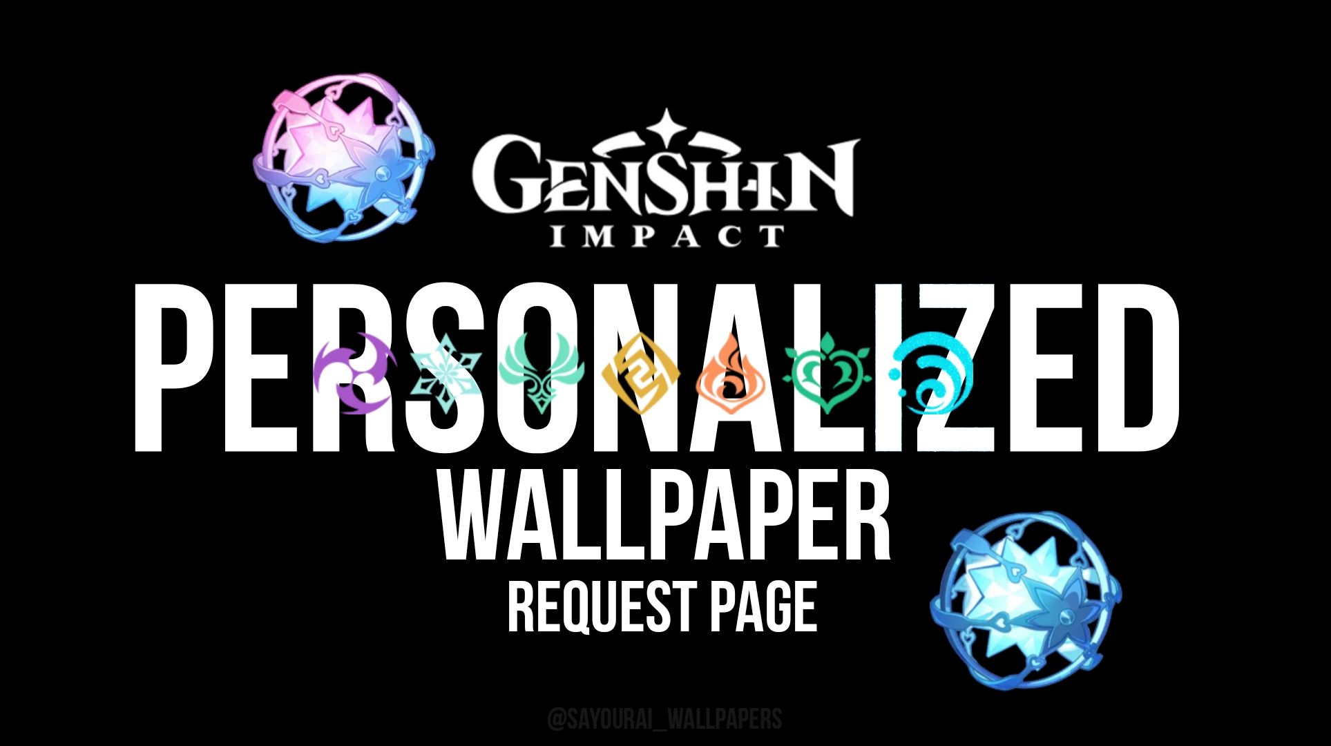 Genshin personalized wallpaper request page genshin impact hoyolab