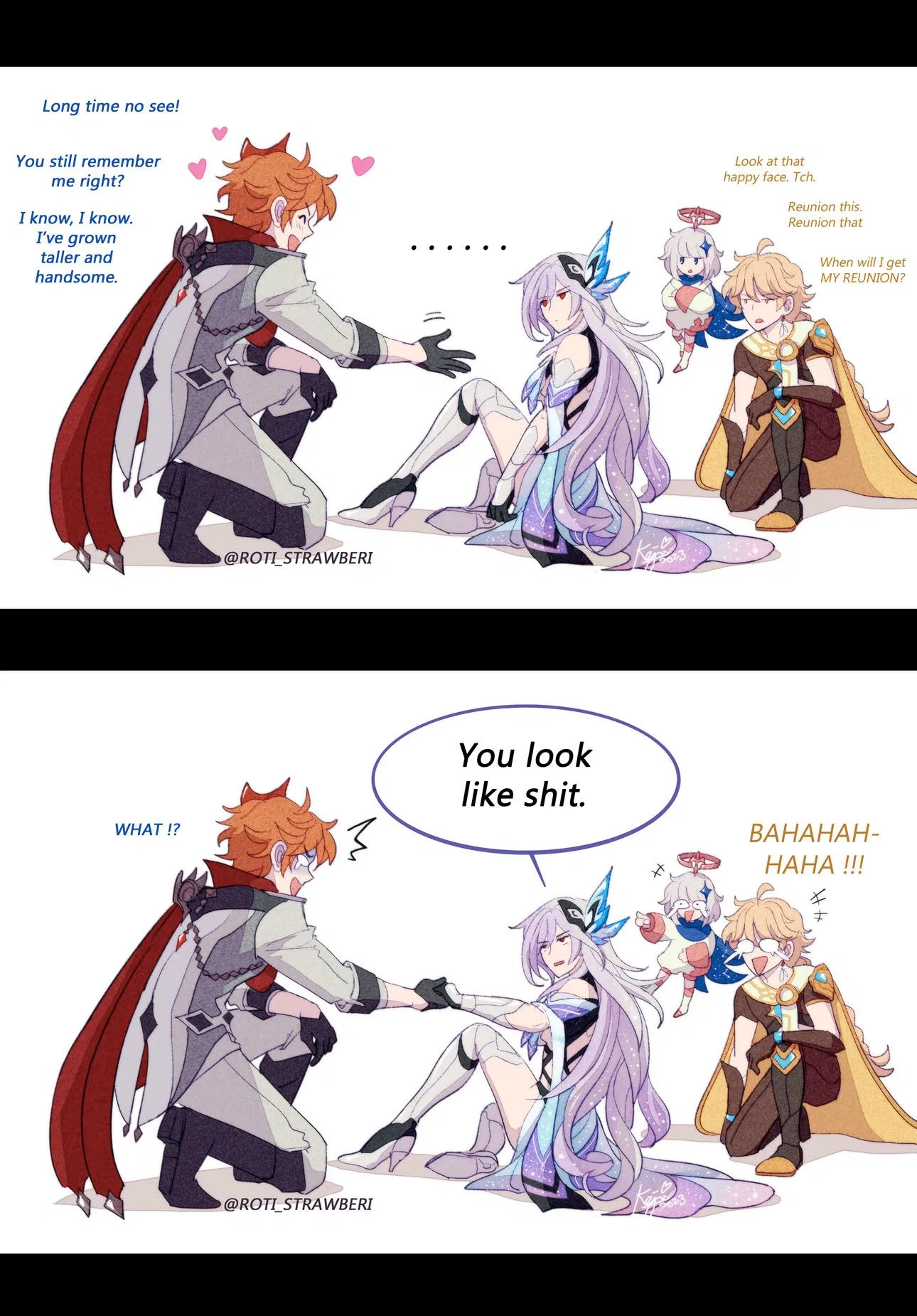 Childe and Skirk reunion Genshin Impact | HoYoLAB