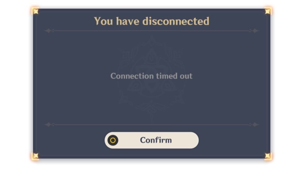 Connection timed out…. *sobs* Genshin Impact HoYoLAB