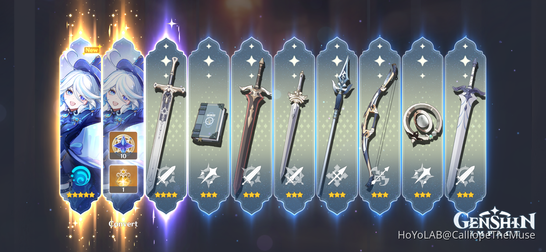 My first ever double 5-star 10 pull! Genshin Impact | HoYoLAB