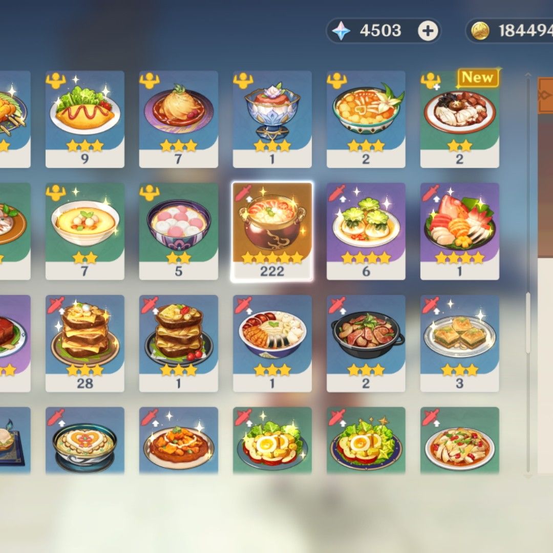 What food buff's do you prioritize cooking? Genshin Impact | HoYoLAB