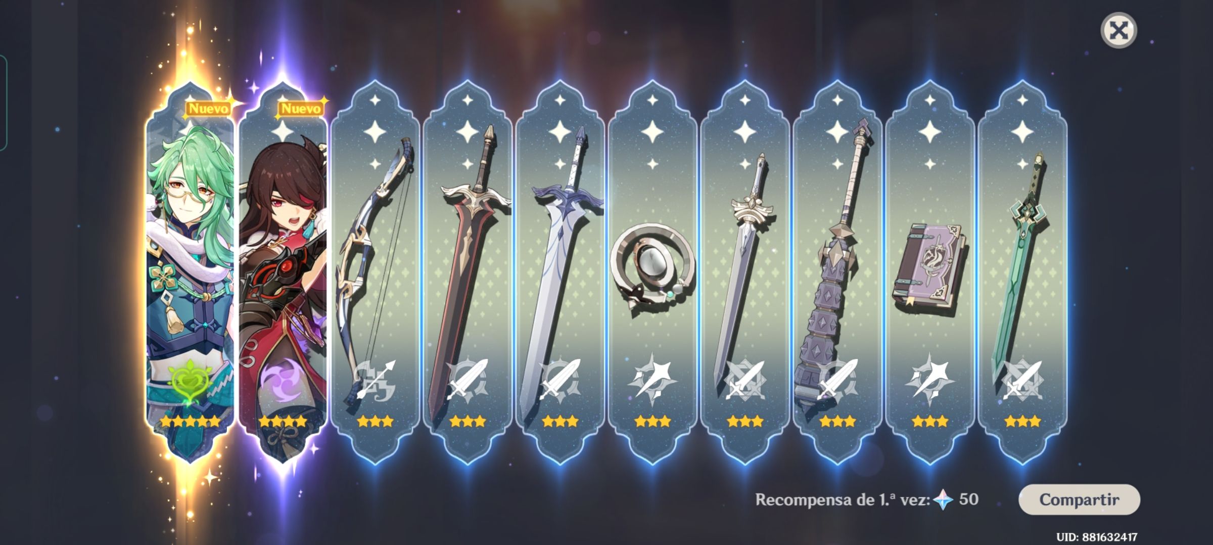 A la primera Genshin Impact HoYoLAB