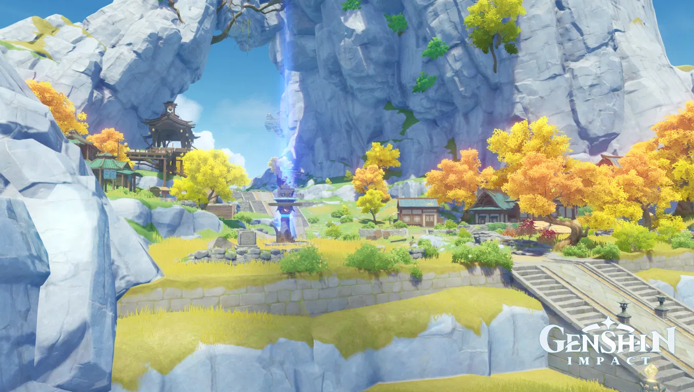 Sceneries with Liyue's Statues of The Seven! Genshin Impact HoYoLAB