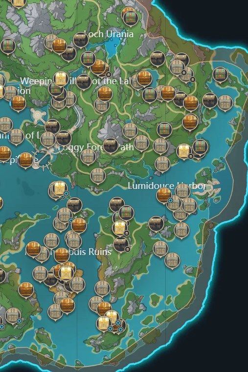 [Fontaine V4.2] Morte Region & Erinnyes Forest Chest Collection Guide