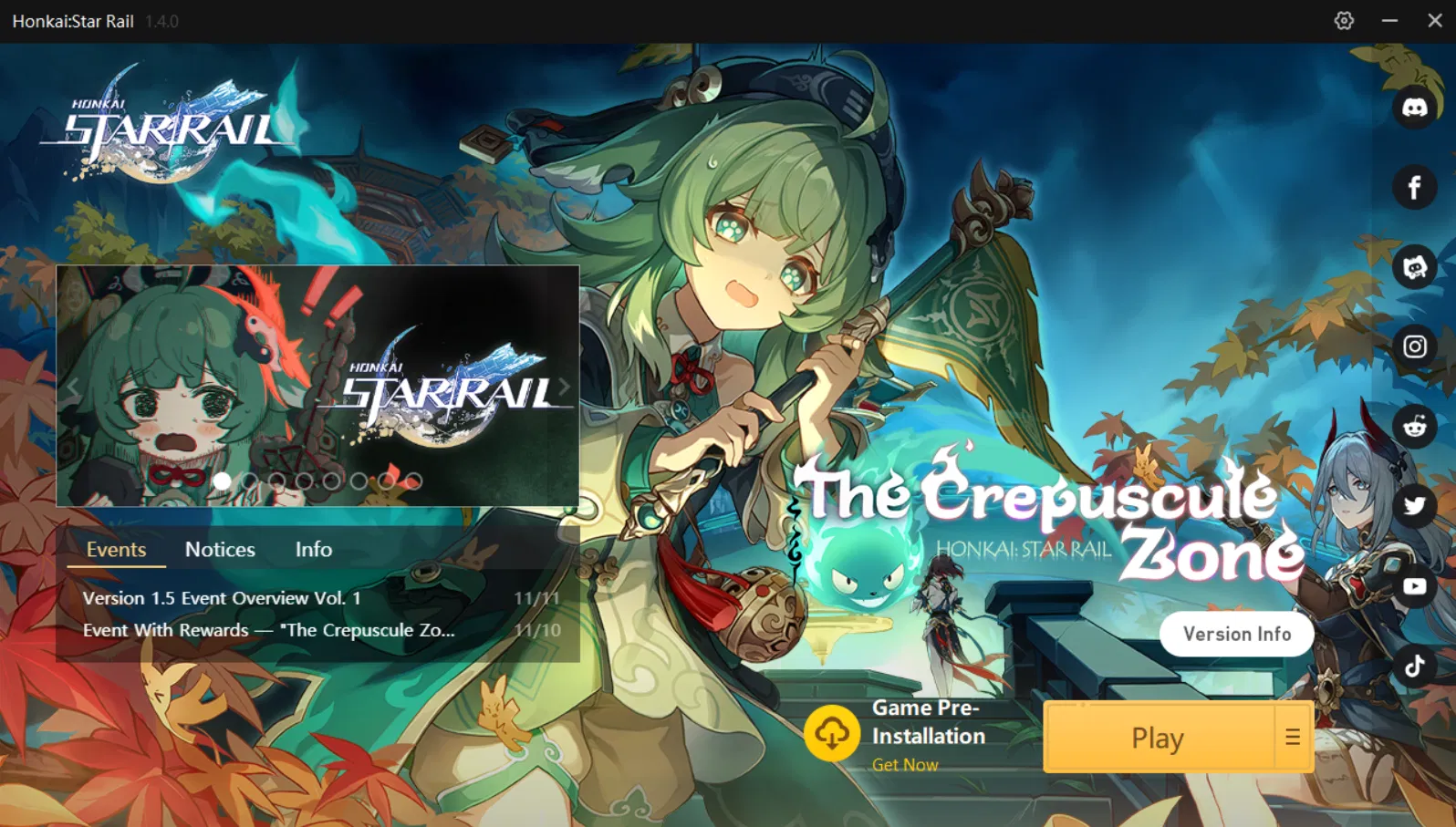 Hoyo found doing v1.5 launcher screen prior to release. [Quite ...