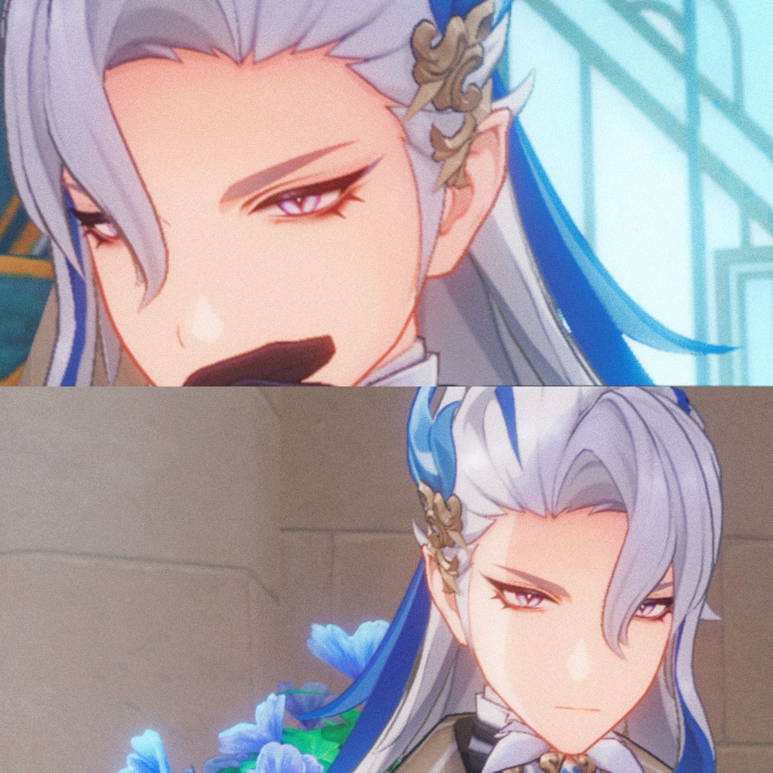 bro invented eyeliner 🙏 Genshin Impact HoYoLAB