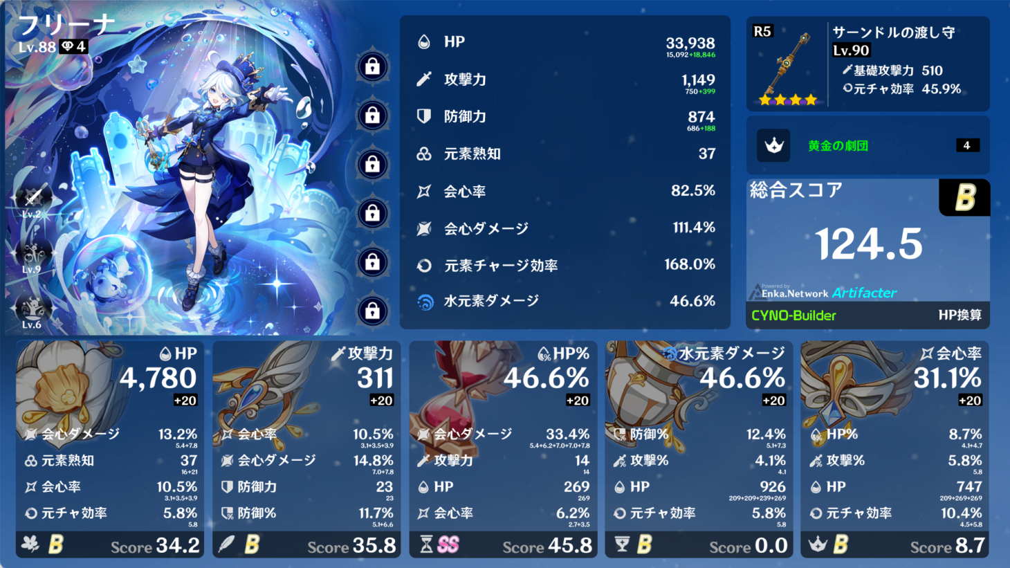 フリーナのスキルダメージ Genshin Impact | HoYoLAB