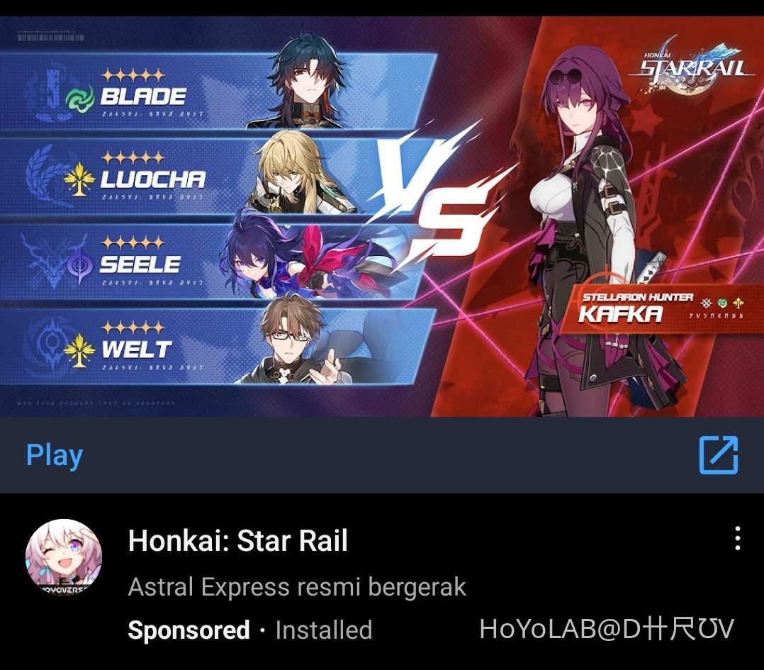 So it's star rails turn now? Honkai: Star Rail | HoYoLAB