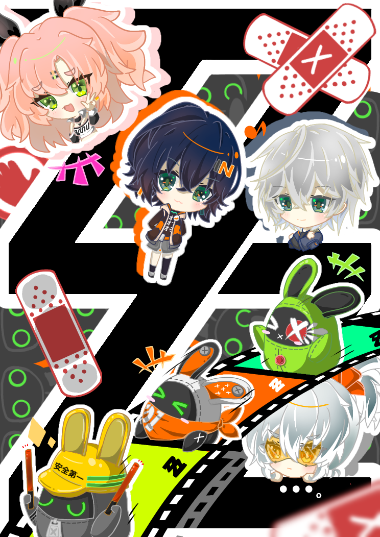 ステッカー風ゼンゼロファンアート Zenless Zone Zero | HoYoLAB