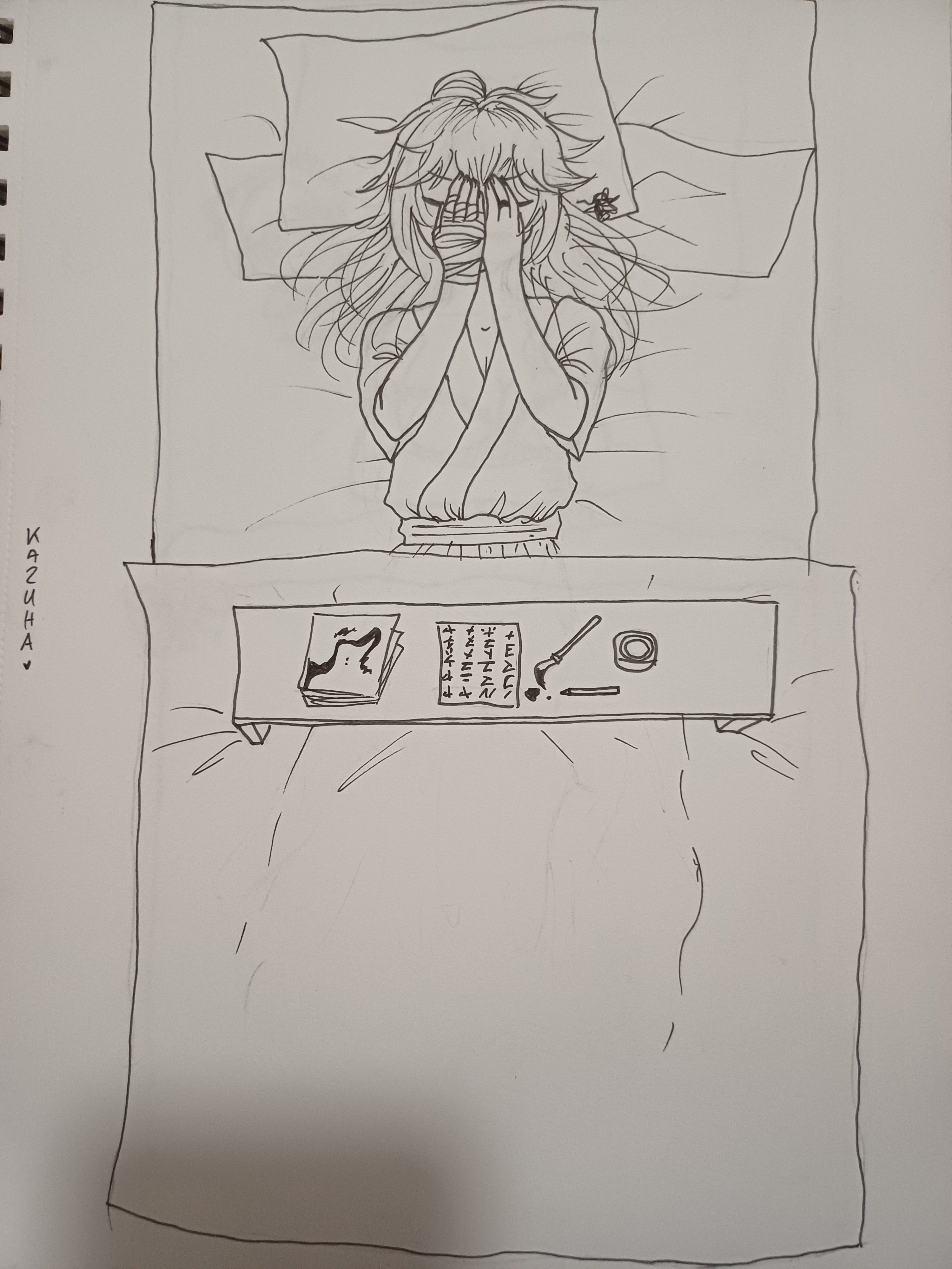 almost finishd just need to color it ! :D A project with @Minuki fei ...