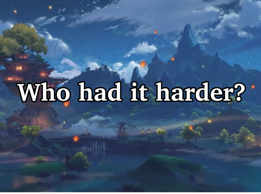 Who had it harder? Genshin Impact HoYoLAB