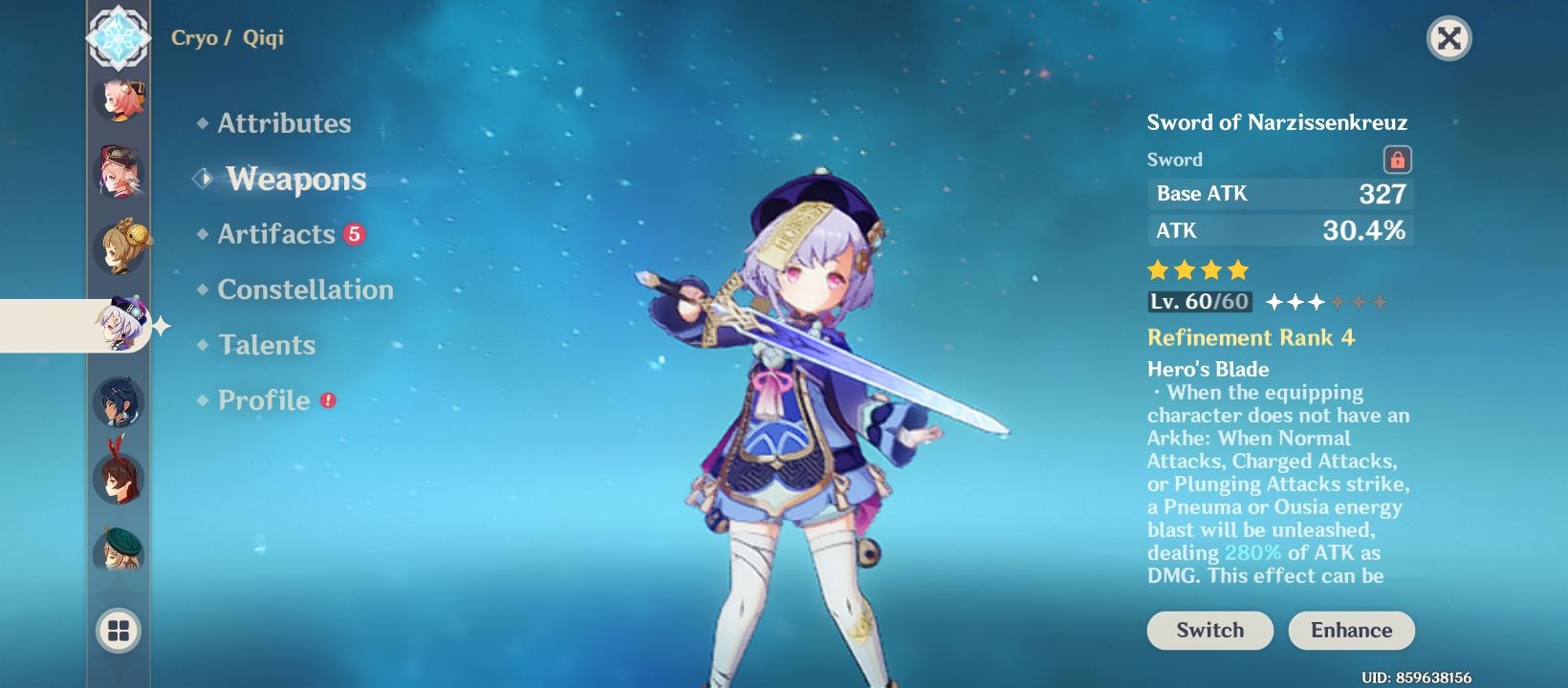 Is this qiqi's long lost signature weapon? Genshin Impact HoYoLAB